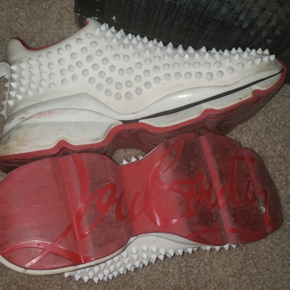 Christian Louboutin  spikey sock sneaker